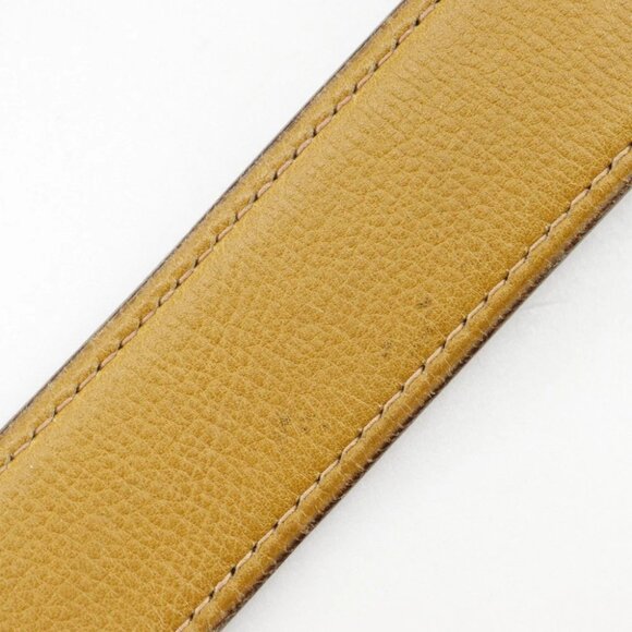 HERMES H belt belt vintage black Calfskin/Plated Gold Women main image 5